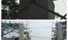 Diduga Tidak Sesuai Spesifikasi, Pembangunan Gapura Sodong Village, Sarat Bacakan Oknum