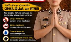 Kapolsek Cisoka Iptu Aditia Sakti Menghimbau Waspada Musim Kemarau